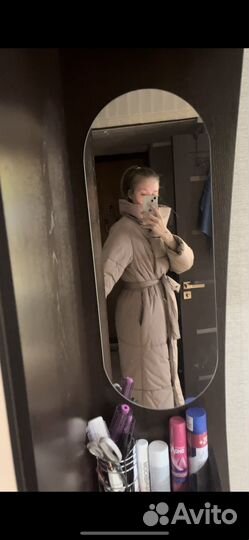 Пуховик женский длинный