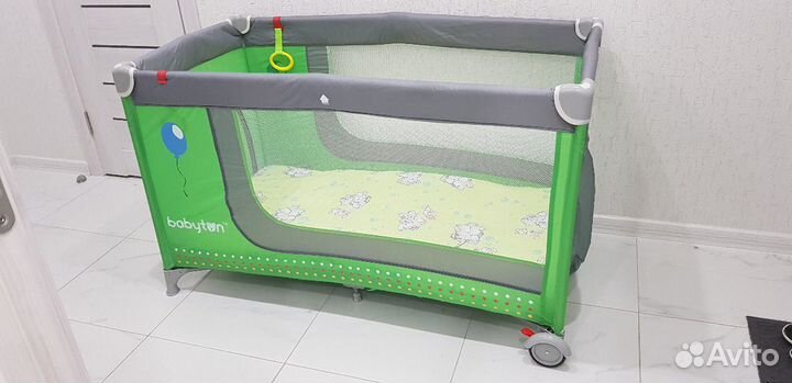 Аренда: Кроватка манеж с бельем