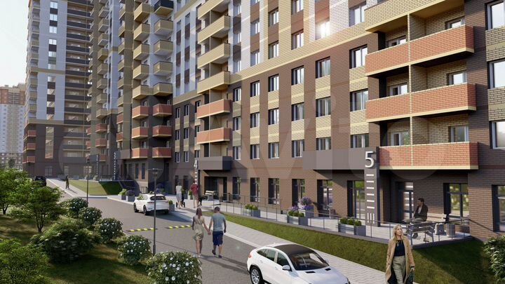 2-к. квартира, 70,5 м², 16/17 эт.