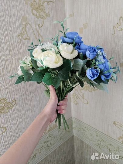 Искусственные цветы, букет, пионы