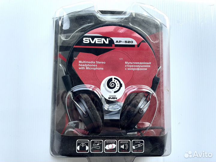 Игровые наушники с микрофоном sven ap-520