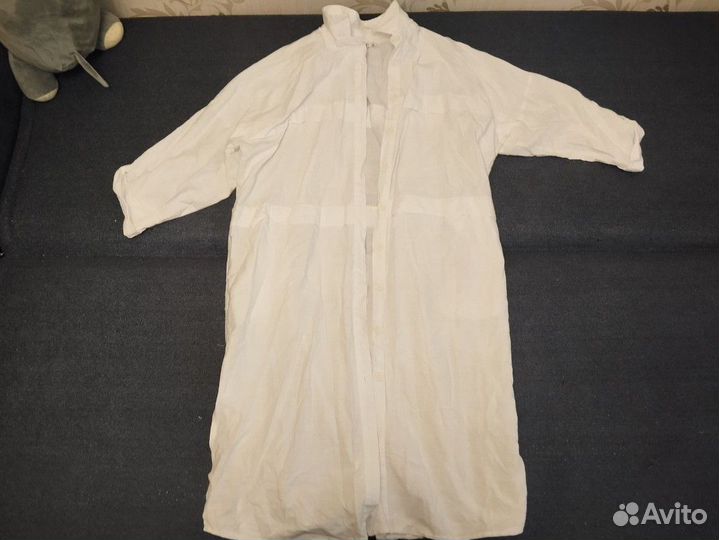 Рубашка турецкая белая новая размер 50-54