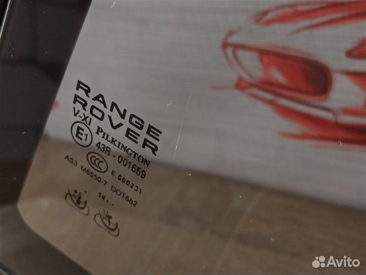 Стекло двери задней левой Land Rover Range Rover
