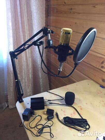 Микрофон BM-800 Полный Набор с Фантомным Питанием