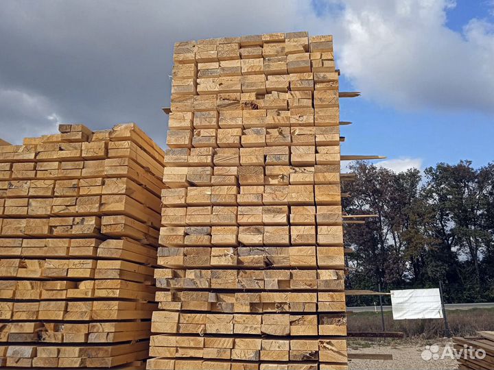 Доска обрезная дюймовая, сорт 1, ту