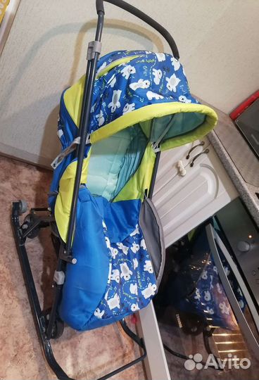 Санки коляска Nika