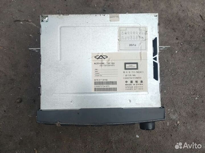 Штатная магнитола чери тиго т11