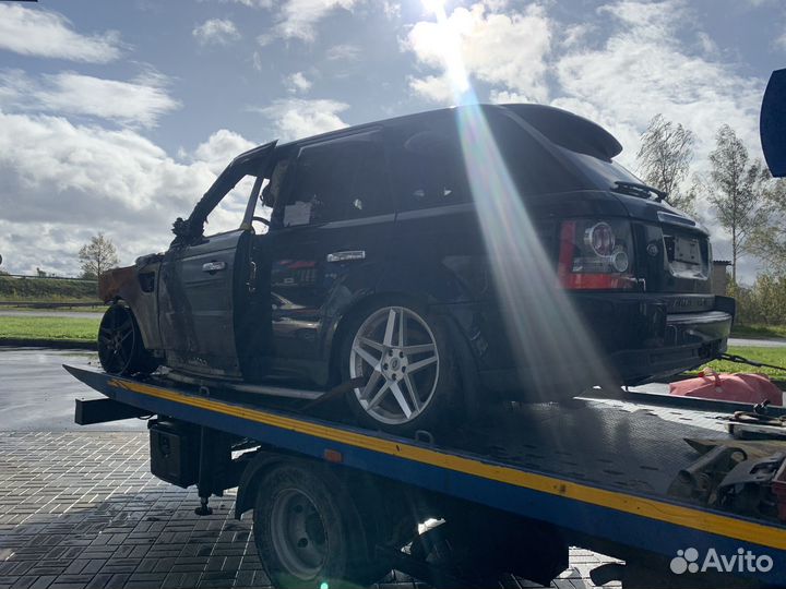 Land Rover Range Rover Sport 4.4 AT, 2008, битый, 200 000 км