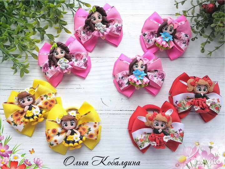 Бантики, заколки, ободки.Аксессуары