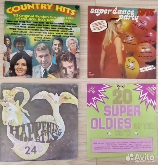 Виниловые сборники Хитов