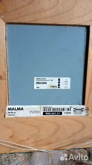 Зеркало ключница Hand made квадрат 26х26 см