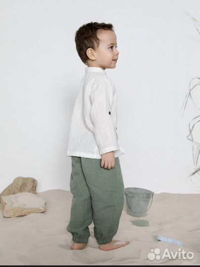 Муслиновый костюм 74-80