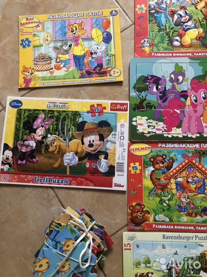 Коллекция детских пазлов 2-4года