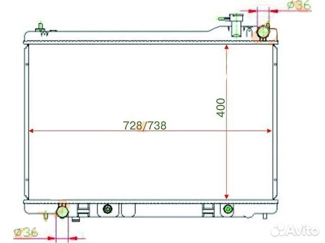 Радиатор охлаждения Skyline