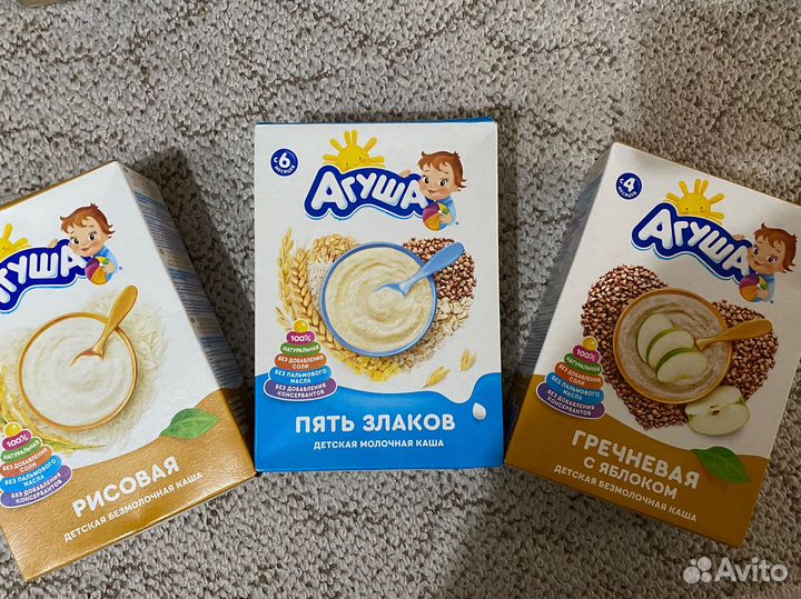 Детские каши молочные