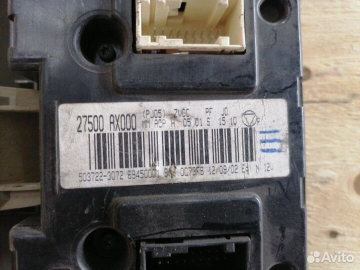 Блок управления климат контролем Nissan March BK12