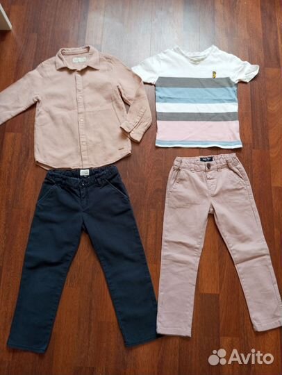 Пакет брендовой одежды для мальчика 104 110