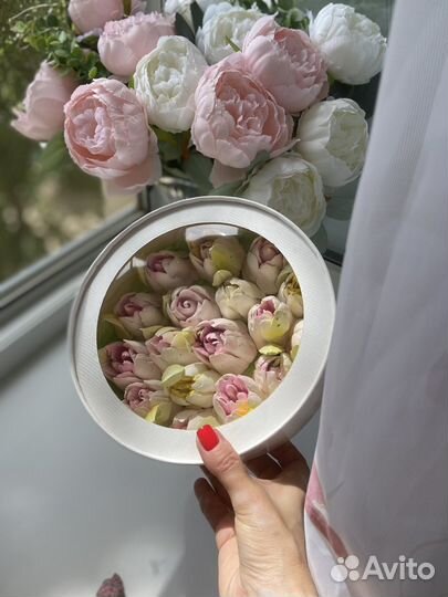 Зефирный букет тюльпаны