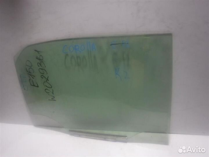 Стекло двери задней правой Toyota Corolla (E150)