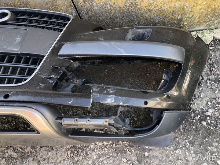 Audi q7 передний бампер