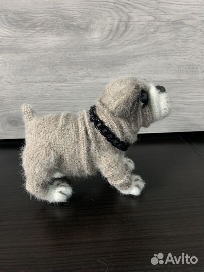 Вязаный пёсик - барбосик