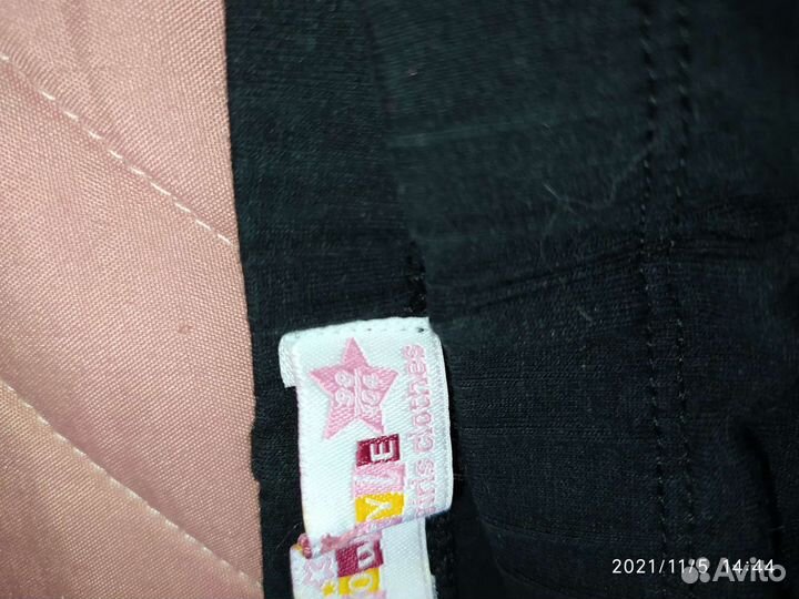 Комплект для физкультуры, футболка+леггинсы+чешки