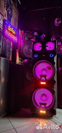 Клубная Мега Мощная Колонка 1300вт Bahong 135см