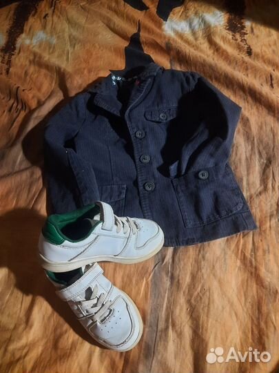 Пиджак Chicco р.92, кроссовки Вobbi Shoes р.26