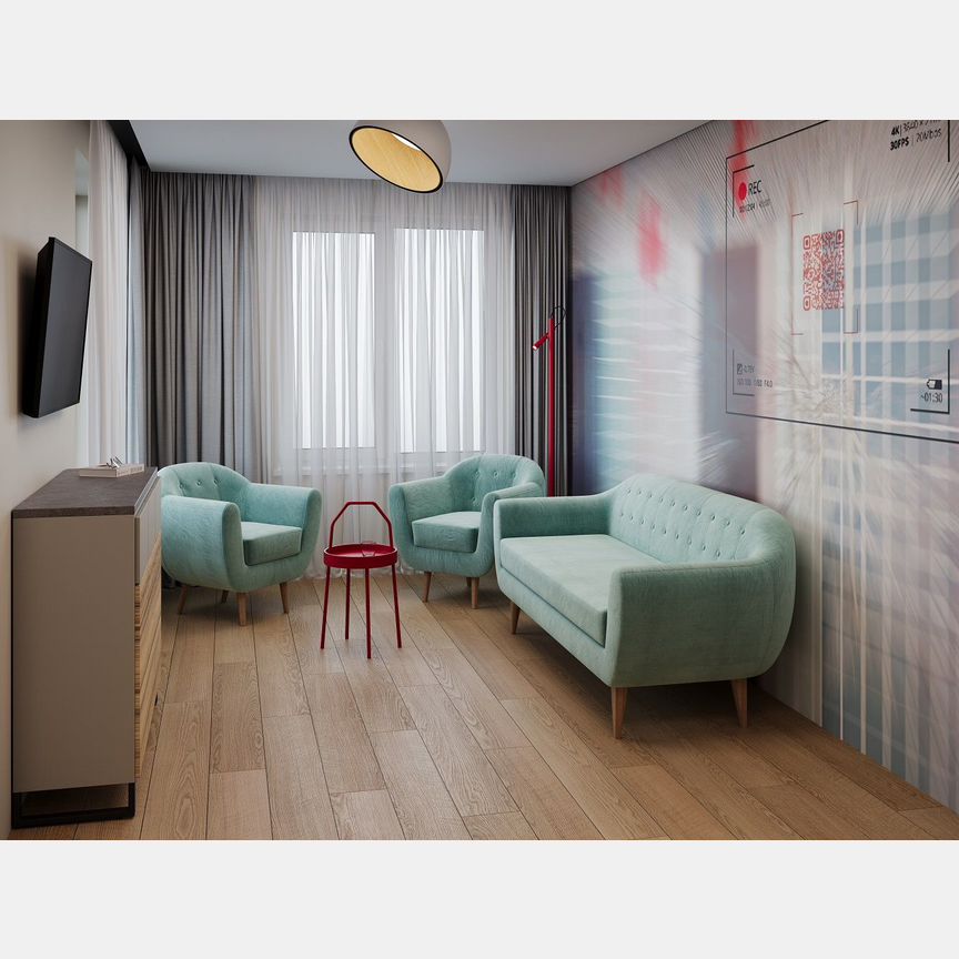 3-к. апартаменты, 65,7 м², 5/24 эт.