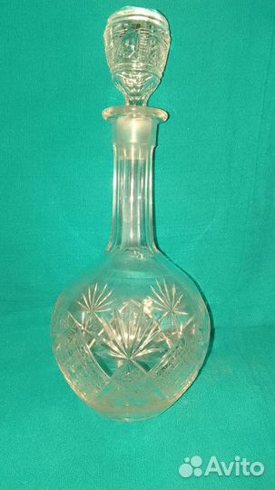 Штофы и графины СССР хрусталь