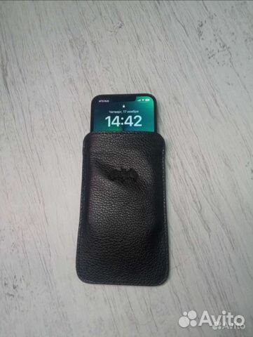 Чехол на iPhone натуральная кожа
