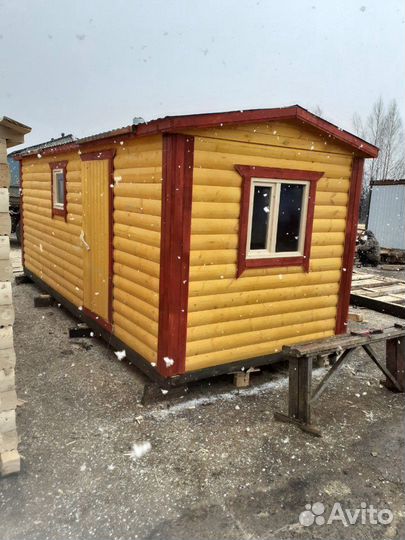 Сруб бани