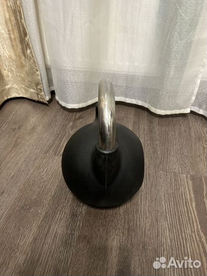 Гиря 24 кг прорезиненная