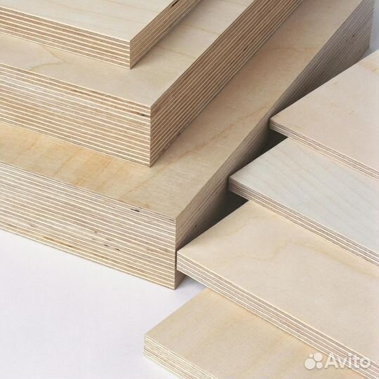 Фанера 6 мм. 1,22*2,44м. Осина