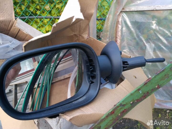 Зеркало левое logan (04) малое механика