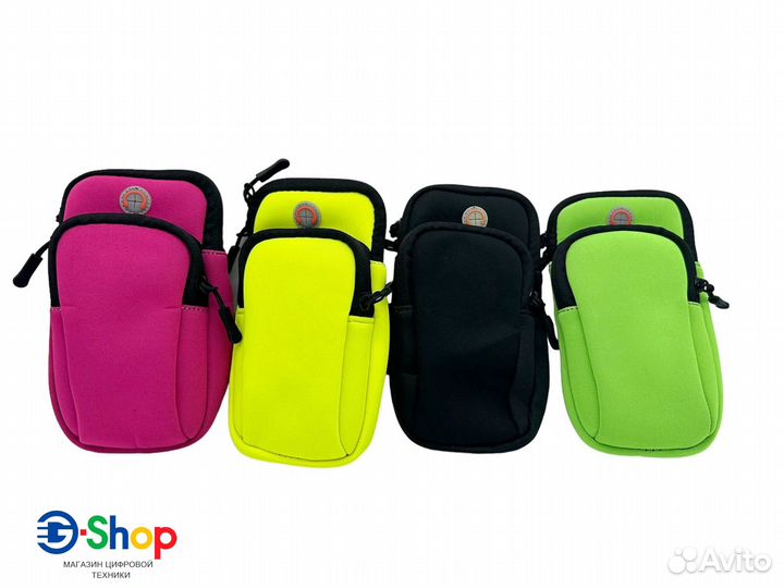 Спортивный чехол к телефону из неопрена на руку