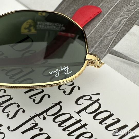 Очки Ray Ban 3548-NM Hexagonal Ferrari