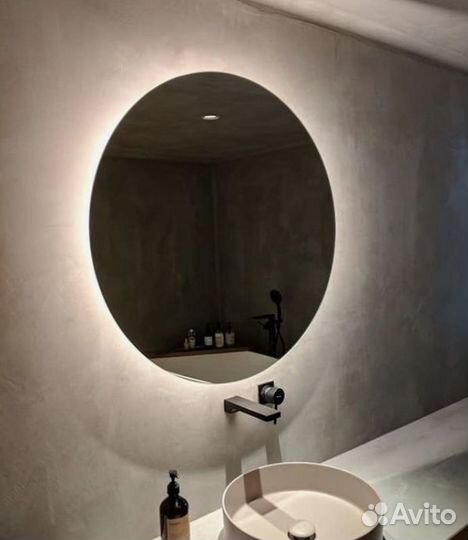 Круглое зеркало с подсветкой Angora