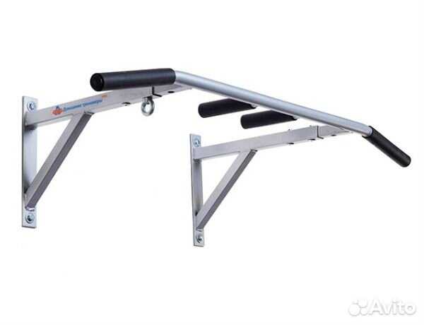 Турник настенный с наклонными ручками, 3 хвата