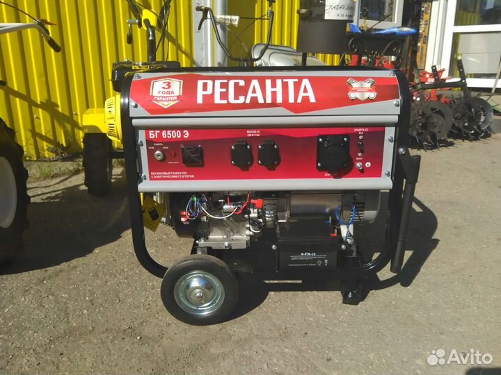 Бензиновый генератор Ресанта бг-6500Э