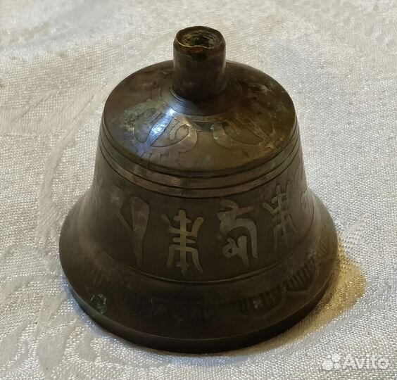 Колокольчик бронза.Старый