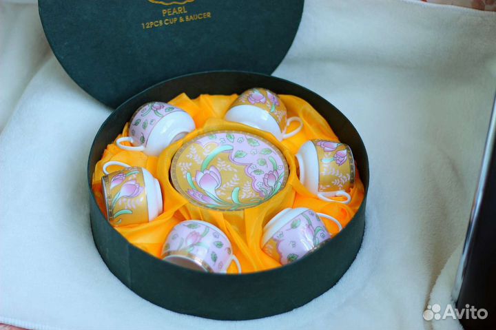 Кофейный сервиз на 6 персон, новый