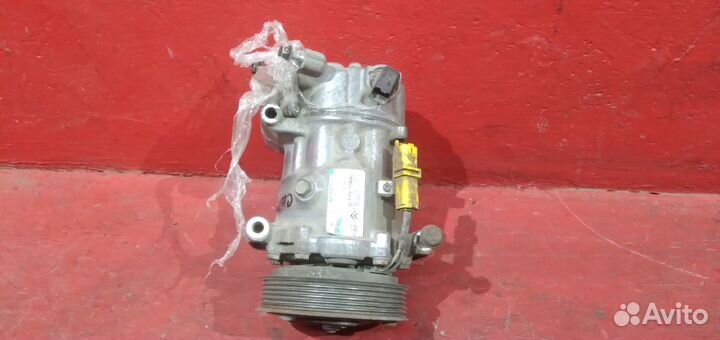 Ситроен С4 компрессор кондиционера Citroen C4 1.6