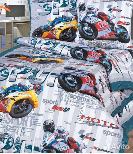 Детское постельное белье новое 1.5сп