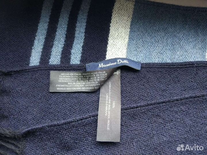 Шарф massimo dutti шерсть оригинал