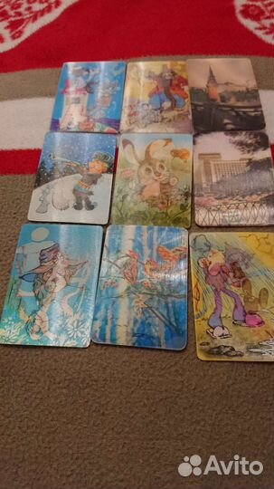 Календарики переливные