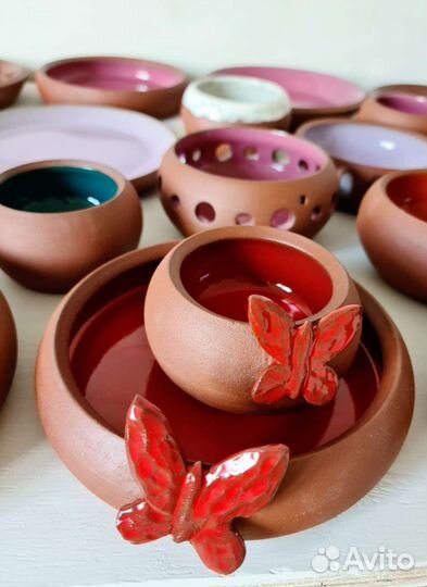 Керамический подсвечник ceramic decor