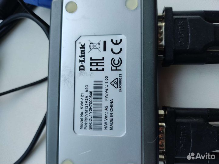 Переключатель d-link kvm-121 a1g коммутатор