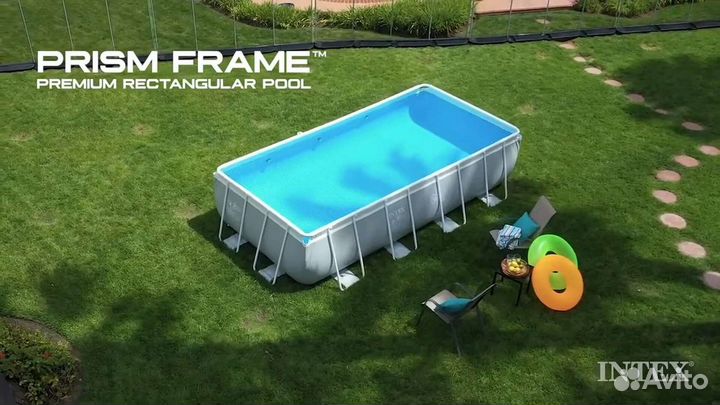 Огромный Каркасный Бассейн 400X200X122 intex 26790