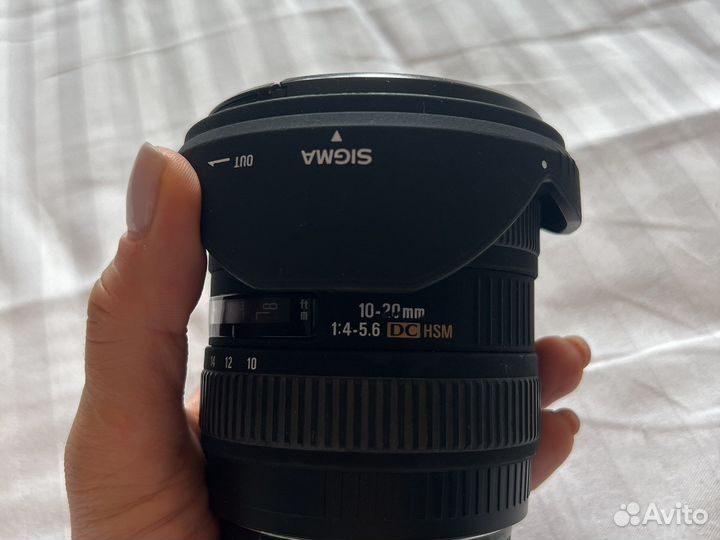 Объектив sigma EX 10-20mm 1:4-5.6
